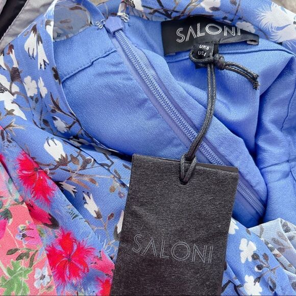 SALONI Grace Dress in Foxglove Meadow print size 4 - Picture 10 of 10